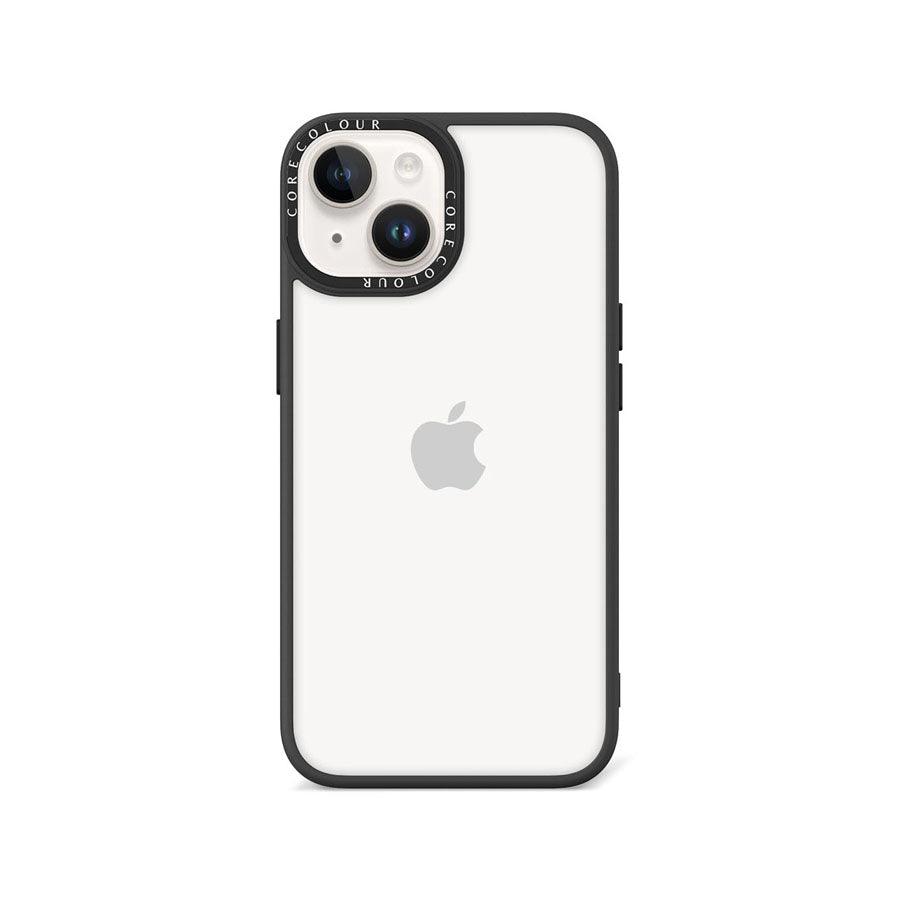 iPhone 14 Jet Black Clear Phone Case - CORECOLOUR AU
