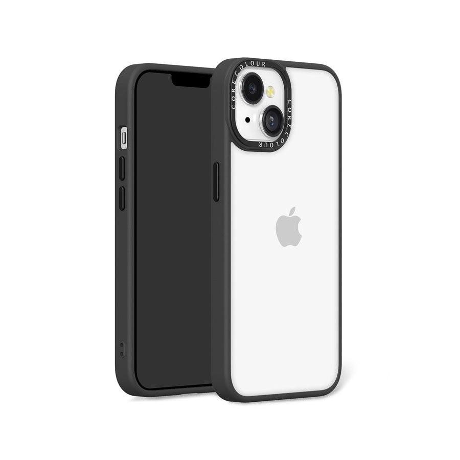 iPhone 14 Jet Black Clear Phone Case - CORECOLOUR AU