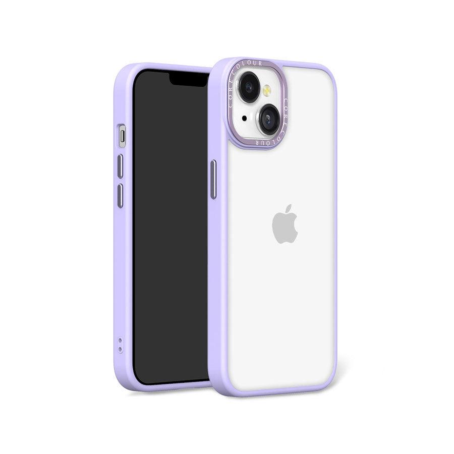 iPhone 14 Lavender Hush Clear Phone Case - CORECOLOUR AU