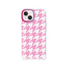 iPhone 14 Pink Houndstooth Phone Case - CORECOLOUR AU