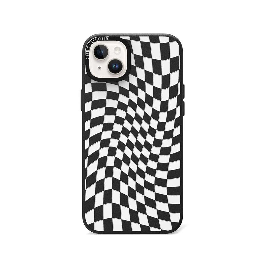 iPhone 14 Plus Check Me Out Twisted Black Phone Case - CORECOLOUR AU