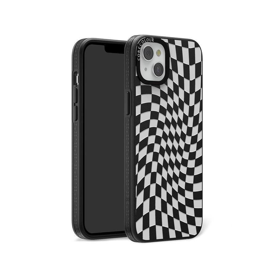 iPhone 14 Plus Check Me Out Twisted Black Phone Case - CORECOLOUR AU