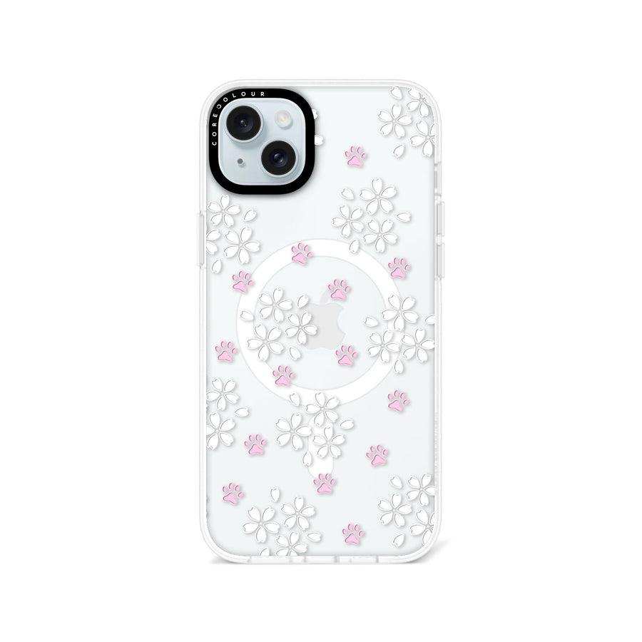 iPhone 14 Plus Cherry Blossom Paw Phone Case MagSafe Compatible - CORECOLOUR AU