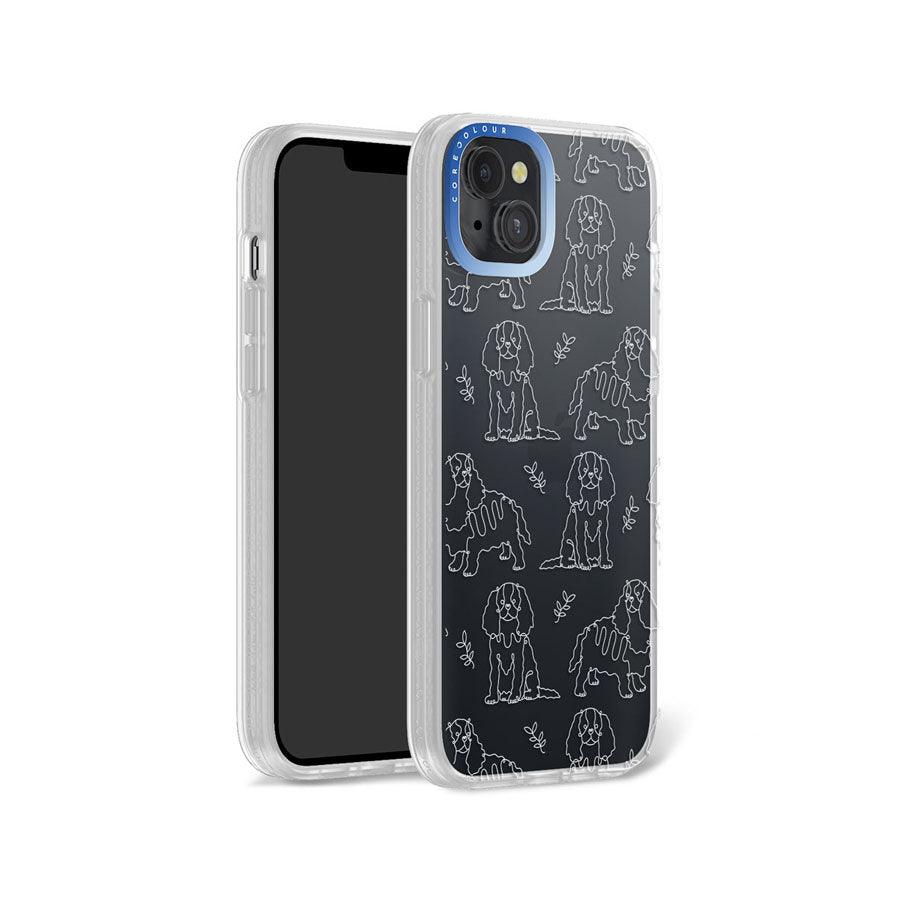 iPhone 14 Plus Cocker Spaniel Minimal Line Phone Case - CORECOLOUR AU