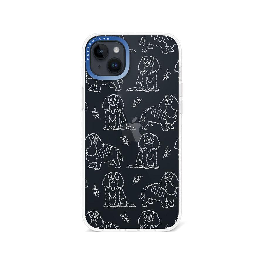 iPhone 14 Plus Cocker Spaniel Minimal Line Phone Case - CORECOLOUR AU