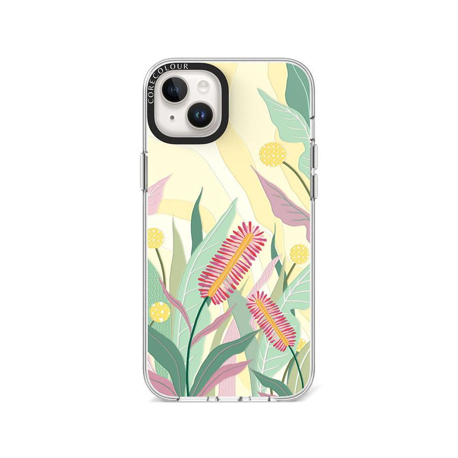 iPhone 14 Plus Crimson Bottlebrush Phone Case - CORECOLOUR AU