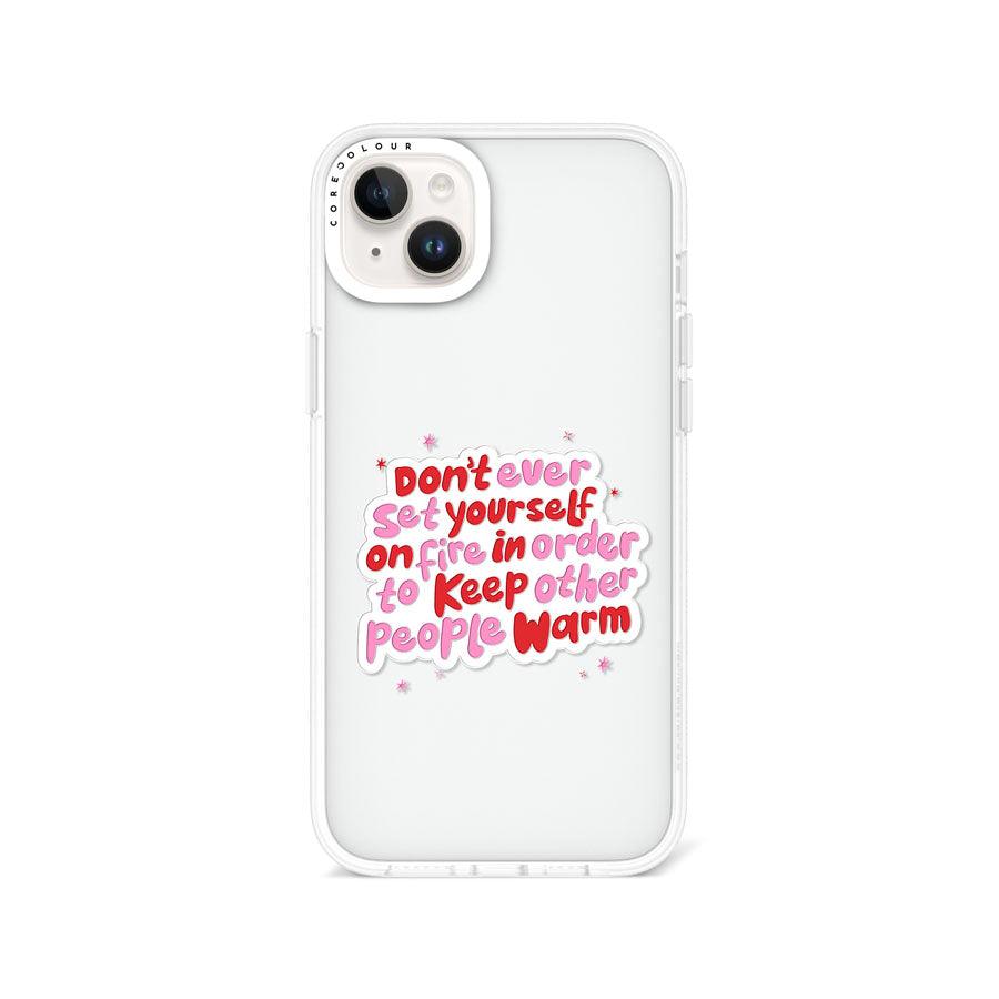 iPhone 14 Plus Don't Ever Set Phone Case - CORECOLOUR AU