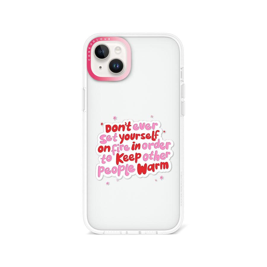 iPhone 14 Plus Don't Ever Set Phone Case - CORECOLOUR AU