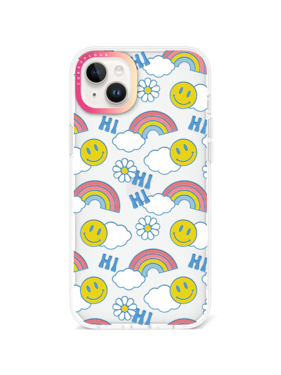 iPhone 14 Plus Hi There! Rainbow Phone Case - CORECOLOUR AU