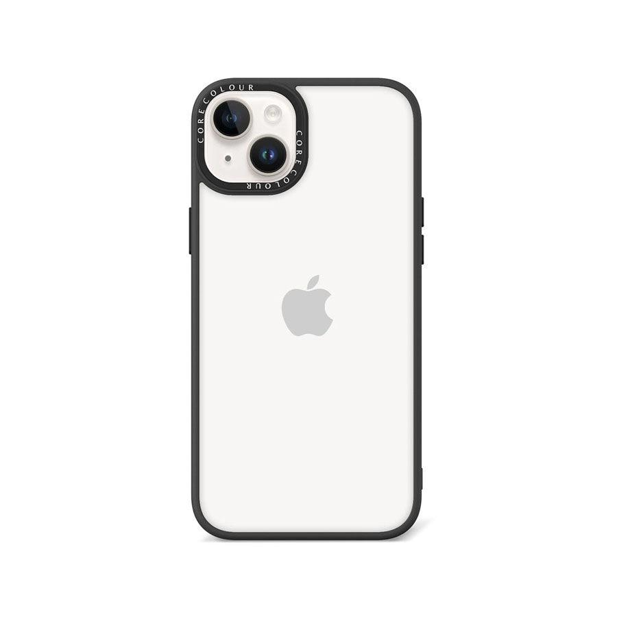 iPhone 14 Plus Jet Black Clear Phone Case - CORECOLOUR AU
