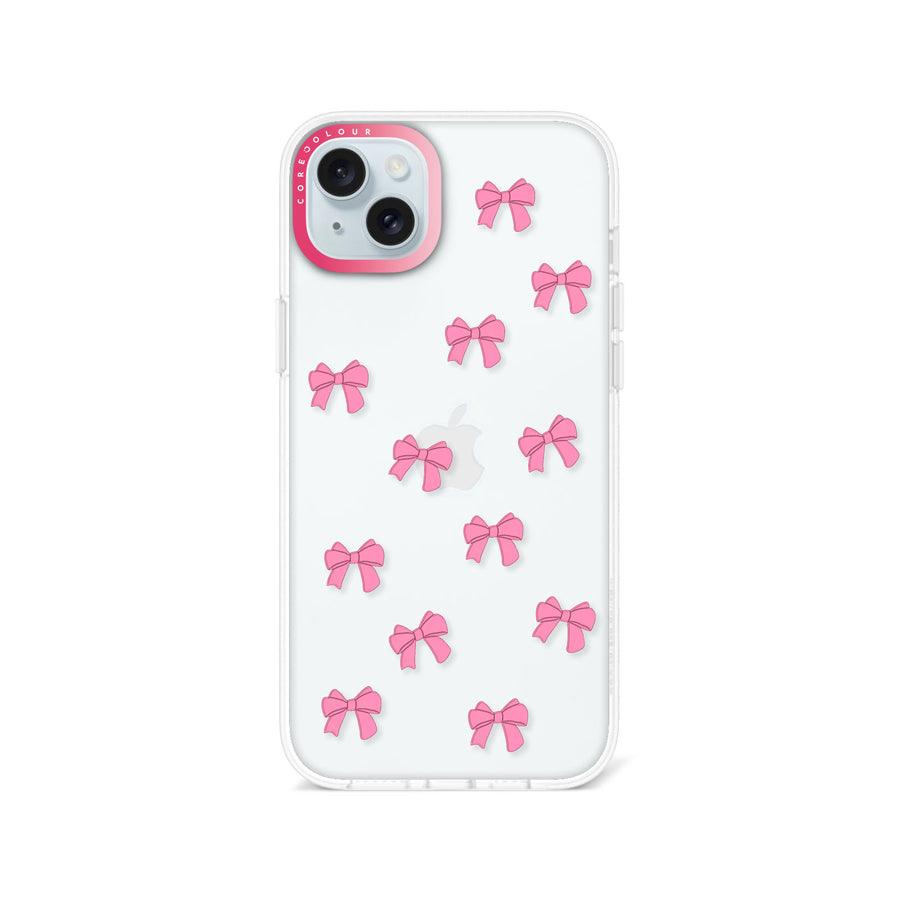 iPhone 14 Plus Pink Ribbon Bow Mini Phone Case - CORECOLOUR AU