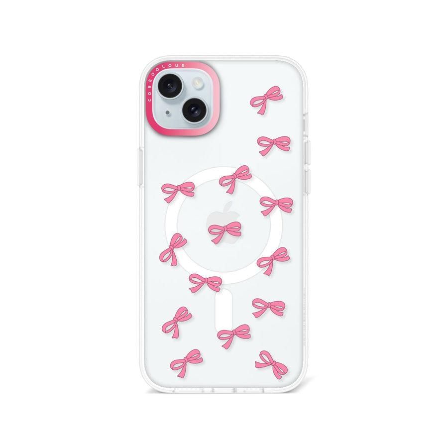 iPhone 14 Plus Pink Ribbon Mini Phone Case MagSafe Compatible - CORECOLOUR AU