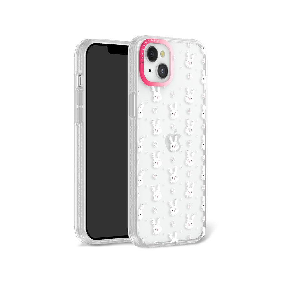 iPhone 14 Plus Rabbit and Flower Phone Case MagSafe Compatible - CORECOLOUR AU