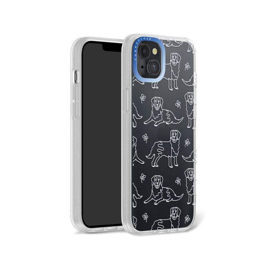 iPhone 14 Plus Sausage Dog Minimal Line Phone Case - CORECOLOUR AU