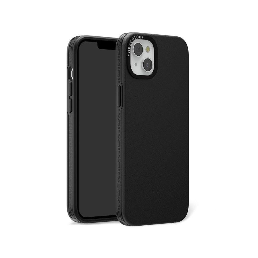 iPhone 14 Plus Solid Black Phone Case - CORECOLOUR AU