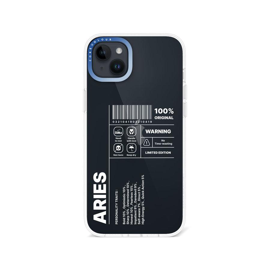 iPhone 14 Plus Warning Aries Phone Case - CORECOLOUR AU