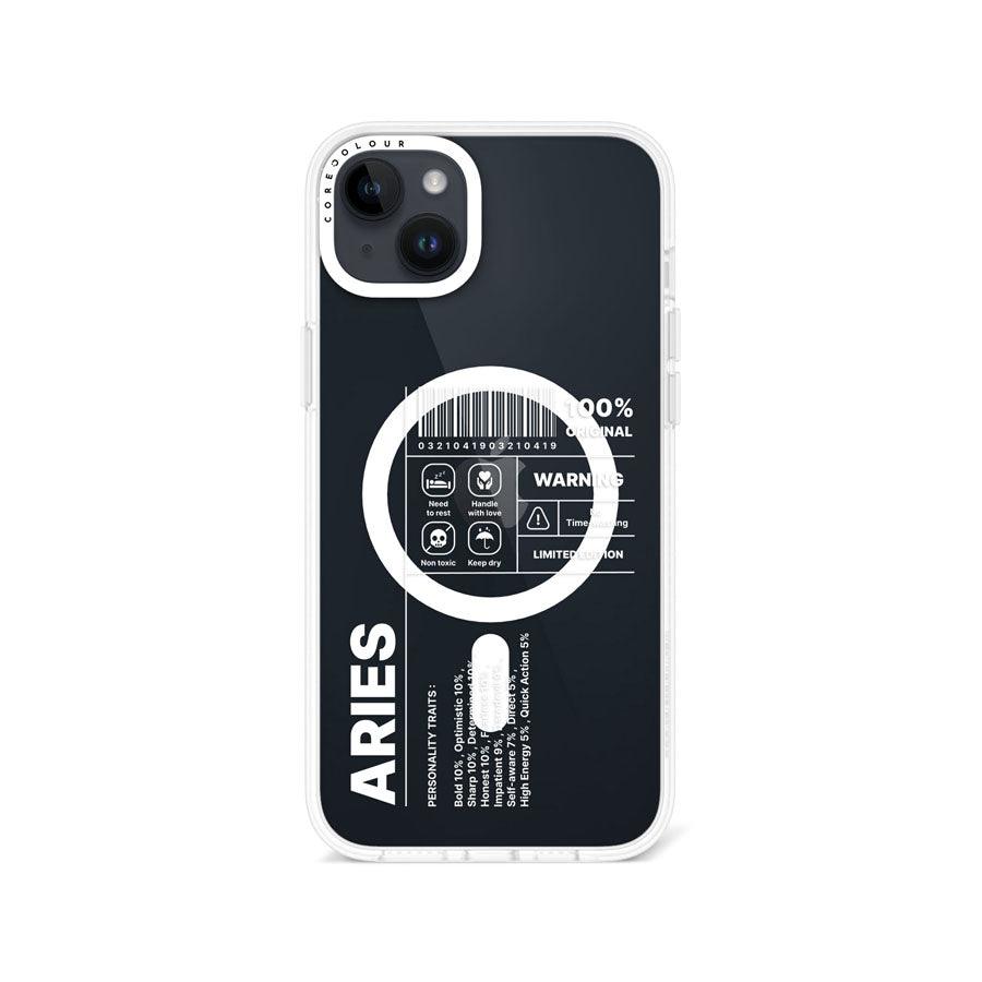iPhone 14 Plus Warning Aries Phone Case MagSafe Compatible - CORECOLOUR AU