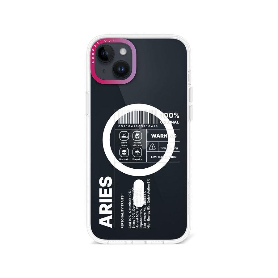 iPhone 14 Plus Warning Aries Phone Case MagSafe Compatible - CORECOLOUR AU