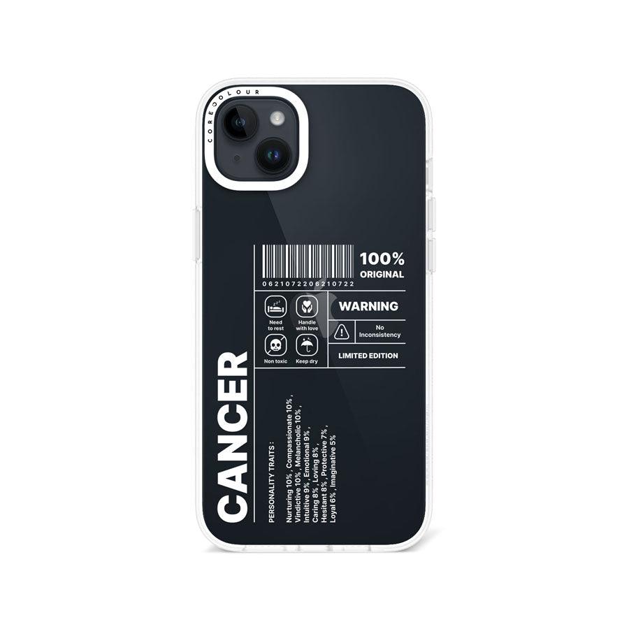 iPhone 14 Plus Warning Cancer Phone Case - CORECOLOUR AU