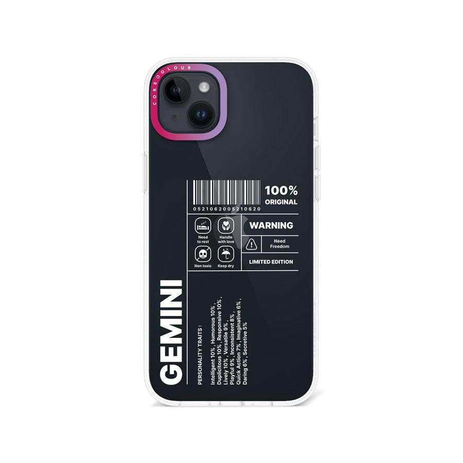 iPhone 14 Plus Warning Gemini Phone Case - CORECOLOUR AU