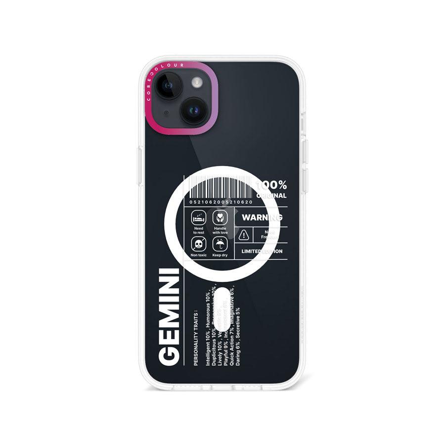 iPhone 14 Plus Warning Gemini Phone Case MagSafe Compatible - CORECOLOUR AU