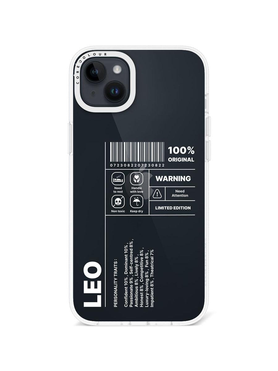 iPhone 14 Plus Warning Leo Phone Case - CORECOLOUR AU