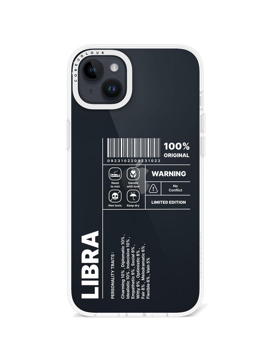 iPhone 14 Plus Warning Libra Phone Case - CORECOLOUR AU