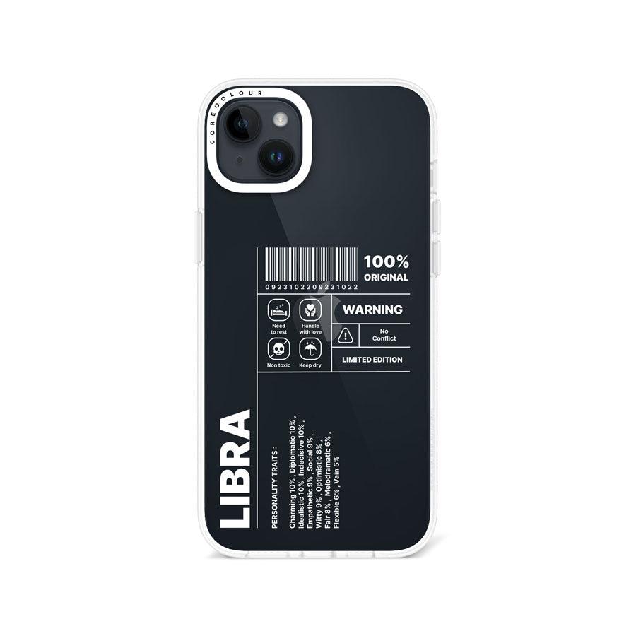iPhone 14 Plus Warning Libra Phone Case - CORECOLOUR AU