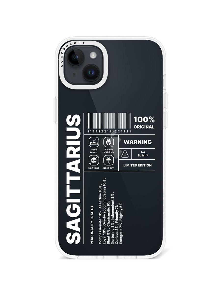 iPhone 14 Plus Warning Sagittarius Phone Case - CORECOLOUR AU