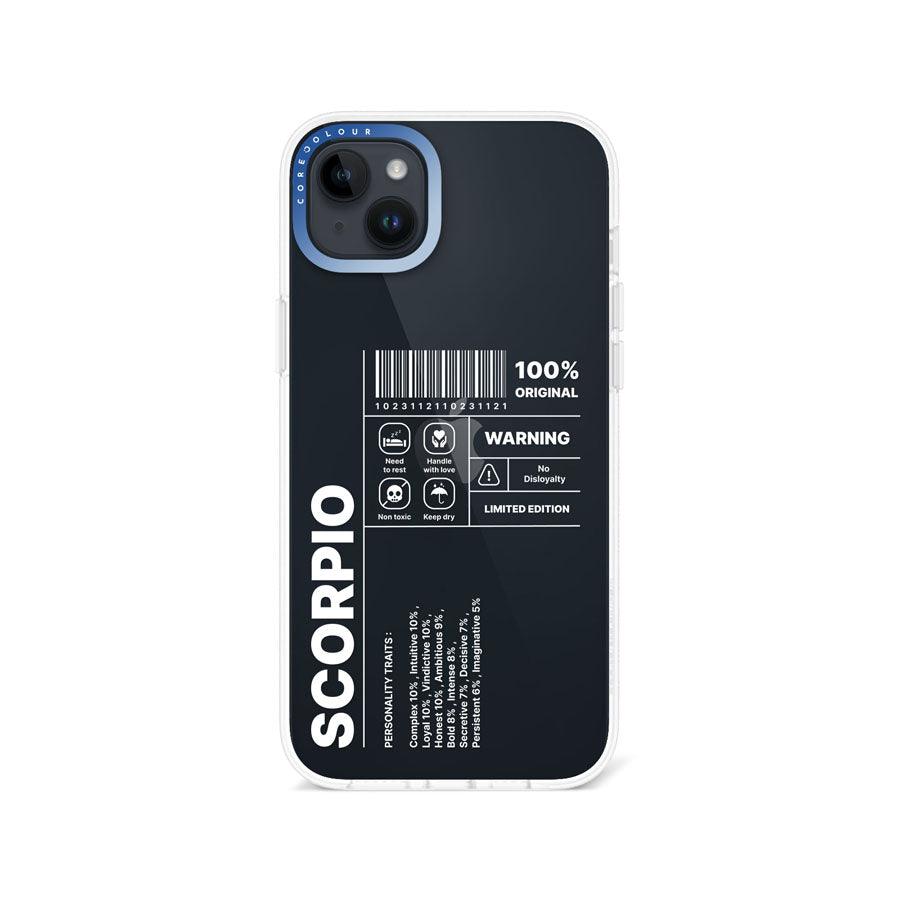 iPhone 14 Plus Warning Scorpio Phone Case - CORECOLOUR AU