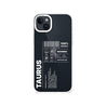 iPhone 14 Plus Warning Taurus Phone Case - CORECOLOUR AU