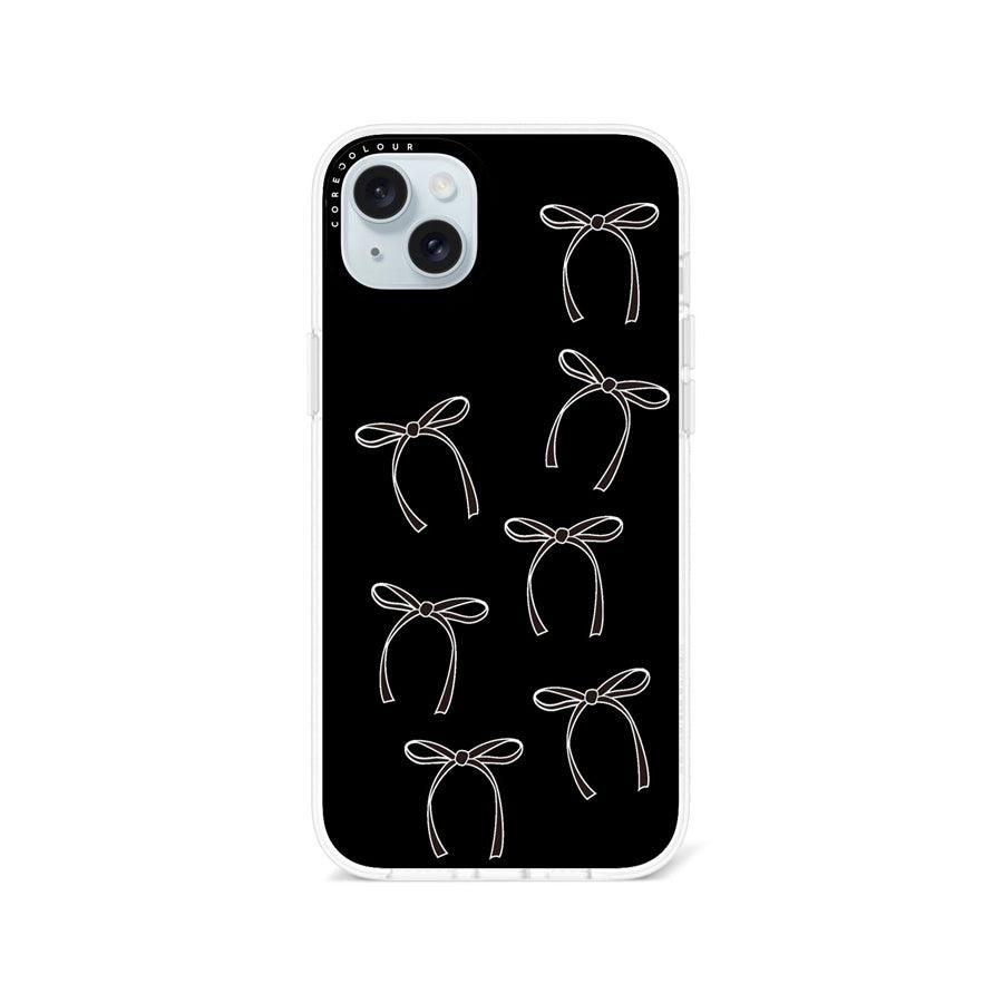 iPhone 14 Plus White Ribbon Minimal Line Phone Case - CORECOLOUR AU