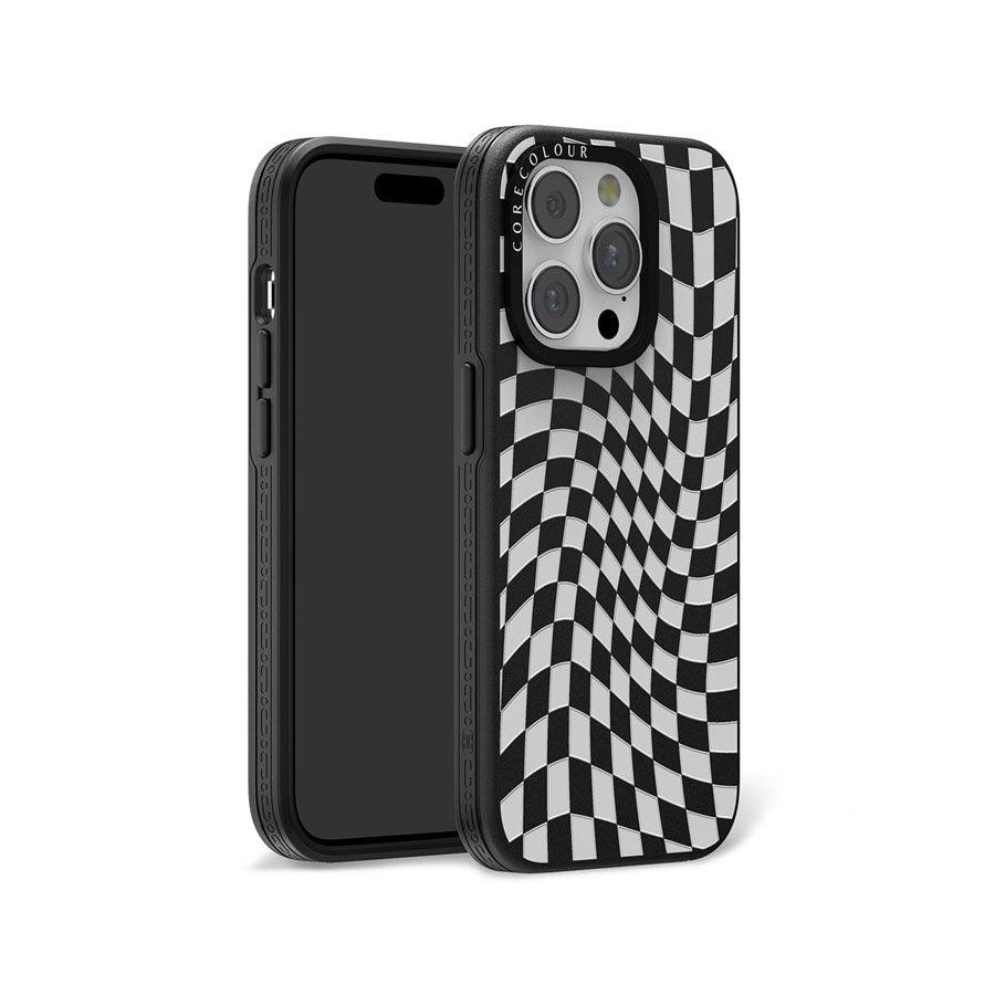 iPhone 14 Pro Check Me Out Twisted Black Phone Case - CORECOLOUR AU