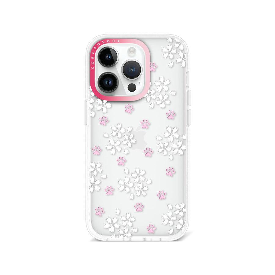 iPhone 14 Pro Cherry Blossom Paw Phone Case - CORECOLOUR AU