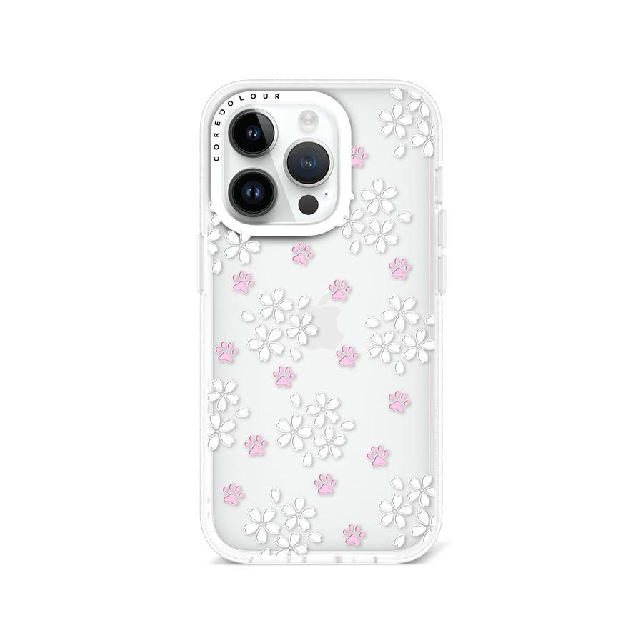 iPhone 14 Pro Cherry Blossom Paw Phone Case - CORECOLOUR AU
