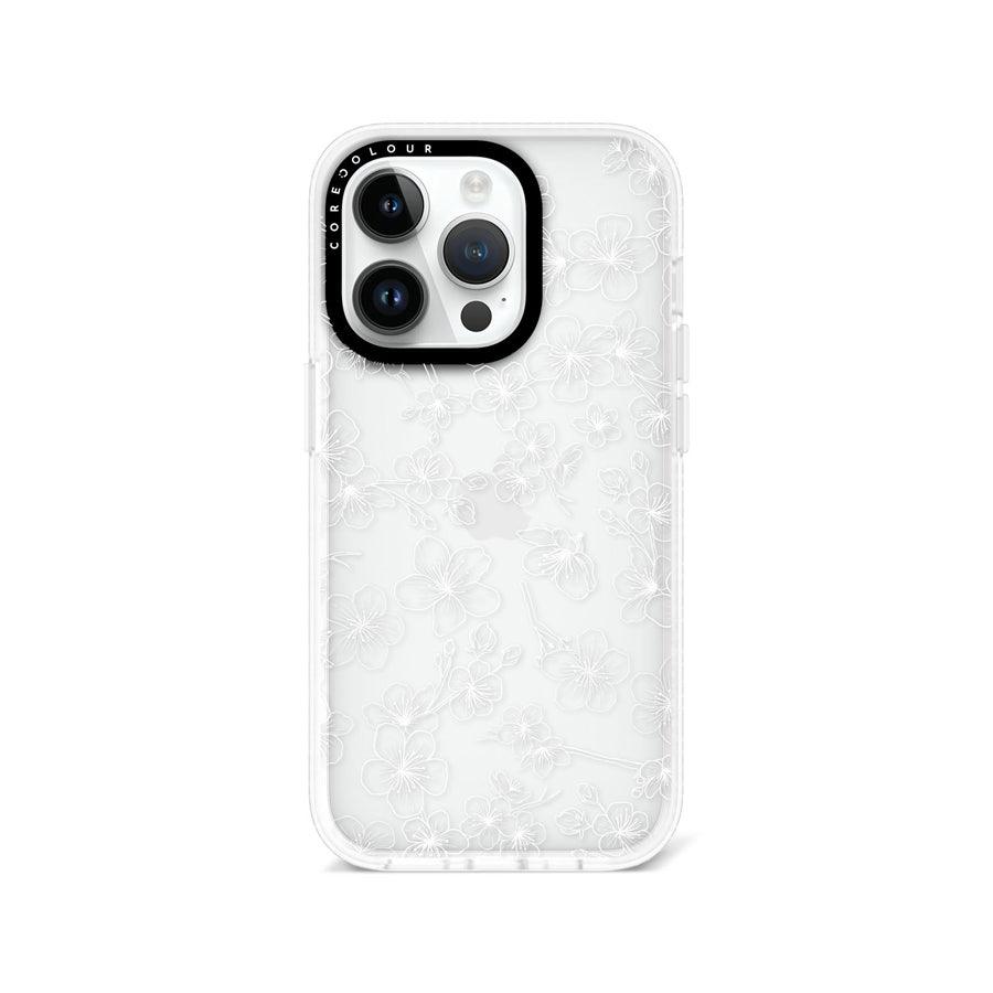 iPhone 14 Pro Cherry Blossom White Phone Case - CORECOLOUR AU