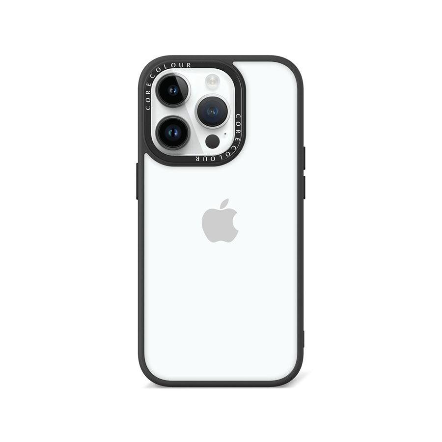 iPhone 14 Pro Jet Black Clear Phone Case - CORECOLOUR AU