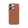 iPhone 14 Pro Max Brown Genuine Leather Phone Case - CORECOLOUR AU