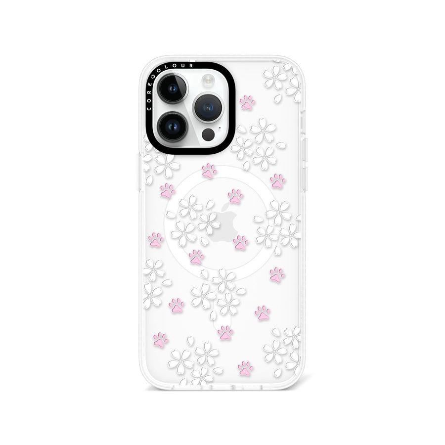 iPhone 14 Pro Max Cherry Blossom Paw Phone Case MagSafe Compatible - CORECOLOUR AU