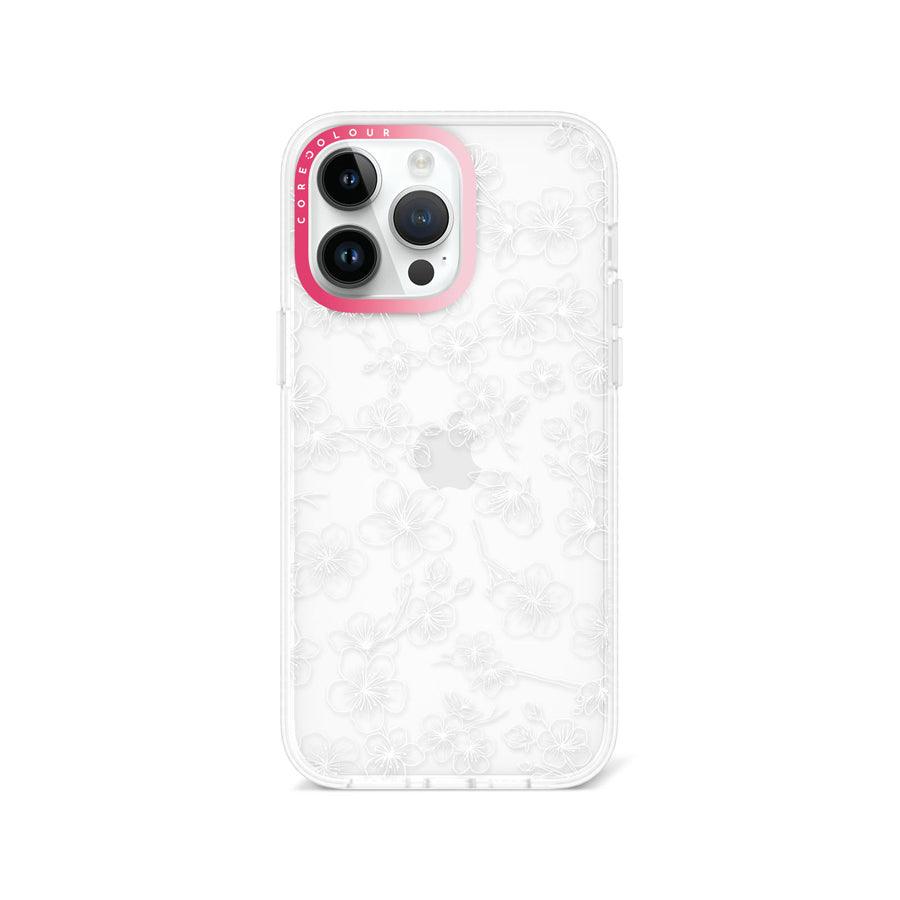 iPhone 14 Pro Max Cherry Blossom White Phone Case - CORECOLOUR AU