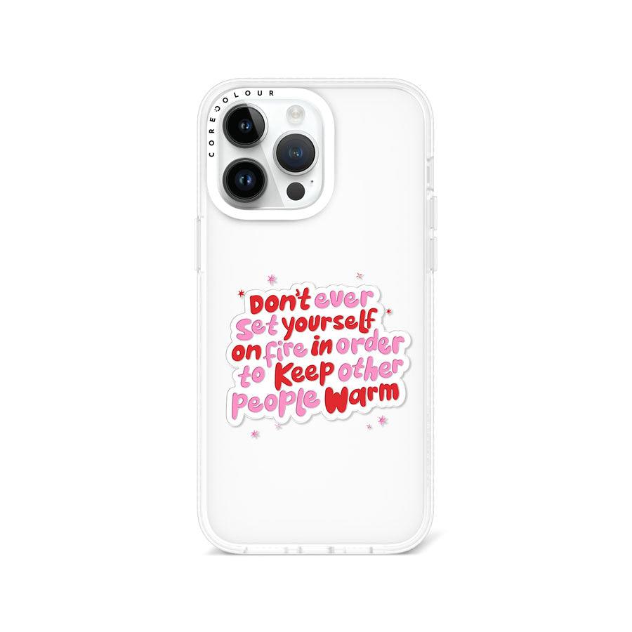 iPhone 14 Pro Max Don't Ever Set Phone Case - CORECOLOUR AU