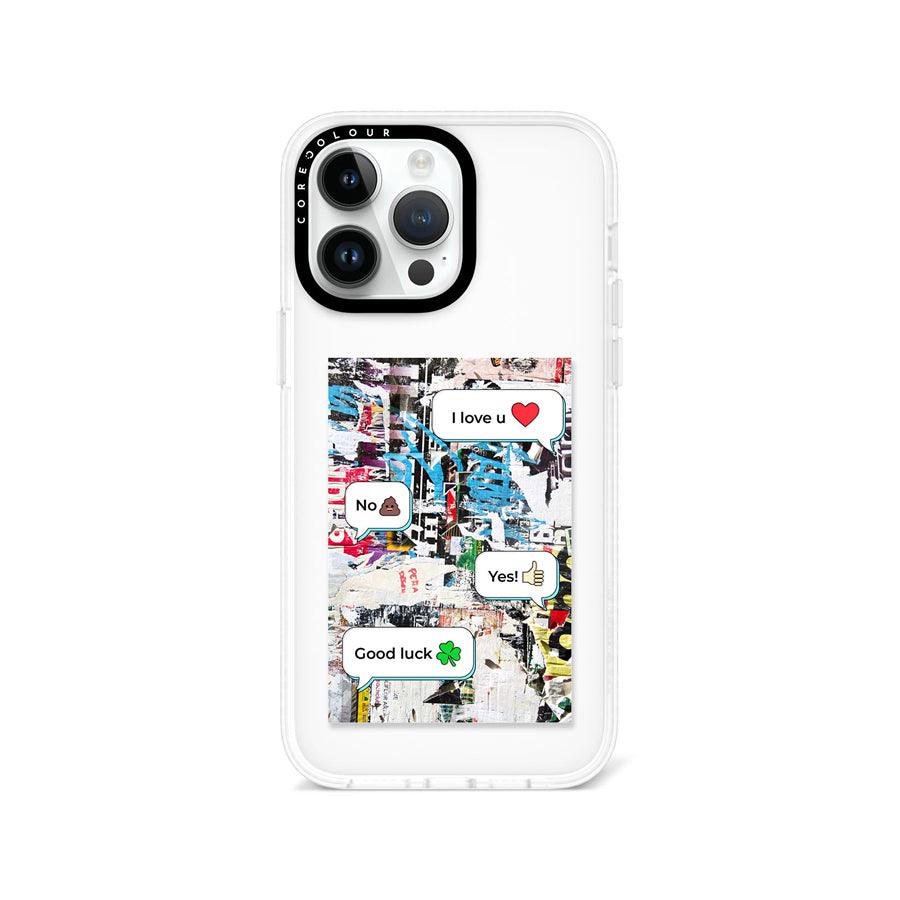 iPhone 14 Pro Max I Love U Dialogue Phone Case - CORECOLOUR AU