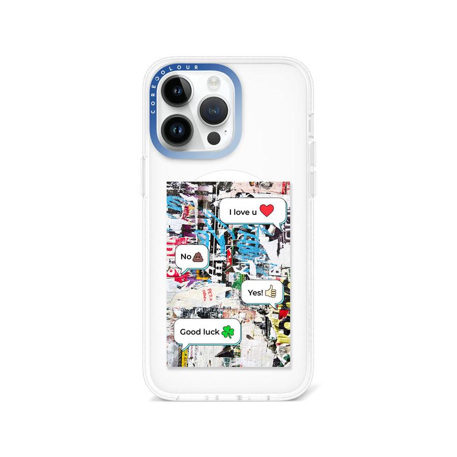 iPhone 14 Pro Max I Love U Dialogue Phone Case MagSafe Compatible - CORECOLOUR AU