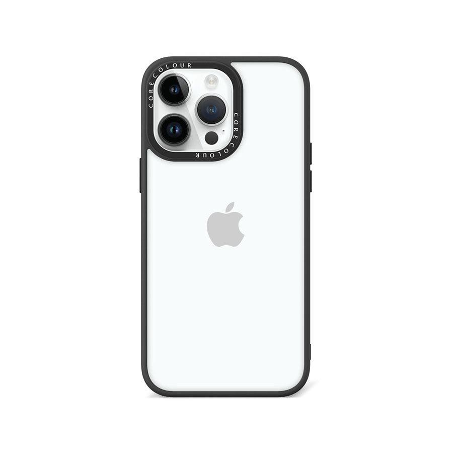 iPhone 14 Pro Max Jet Black Clear Phone Case - CORECOLOUR AU