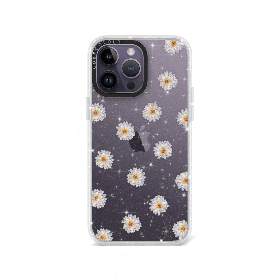 iPhone 14 Pro Max Oopsy Daisy Glitter Phone Case - CORECOLOUR AU