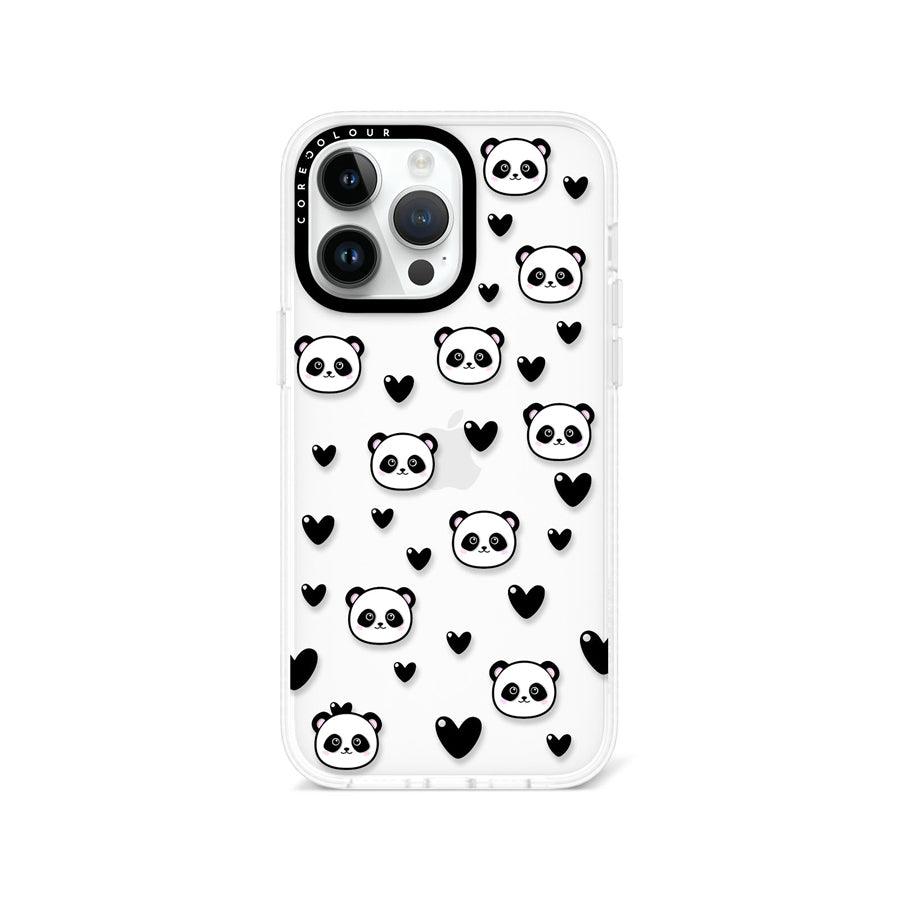 iPhone 14 Pro Max Panda Heart Phone Case - CORECOLOUR AU