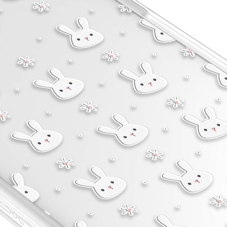 iPhone 14 Pro Max Rabbit and Flower Phone Case MagSafe Compatible - CORECOLOUR AU