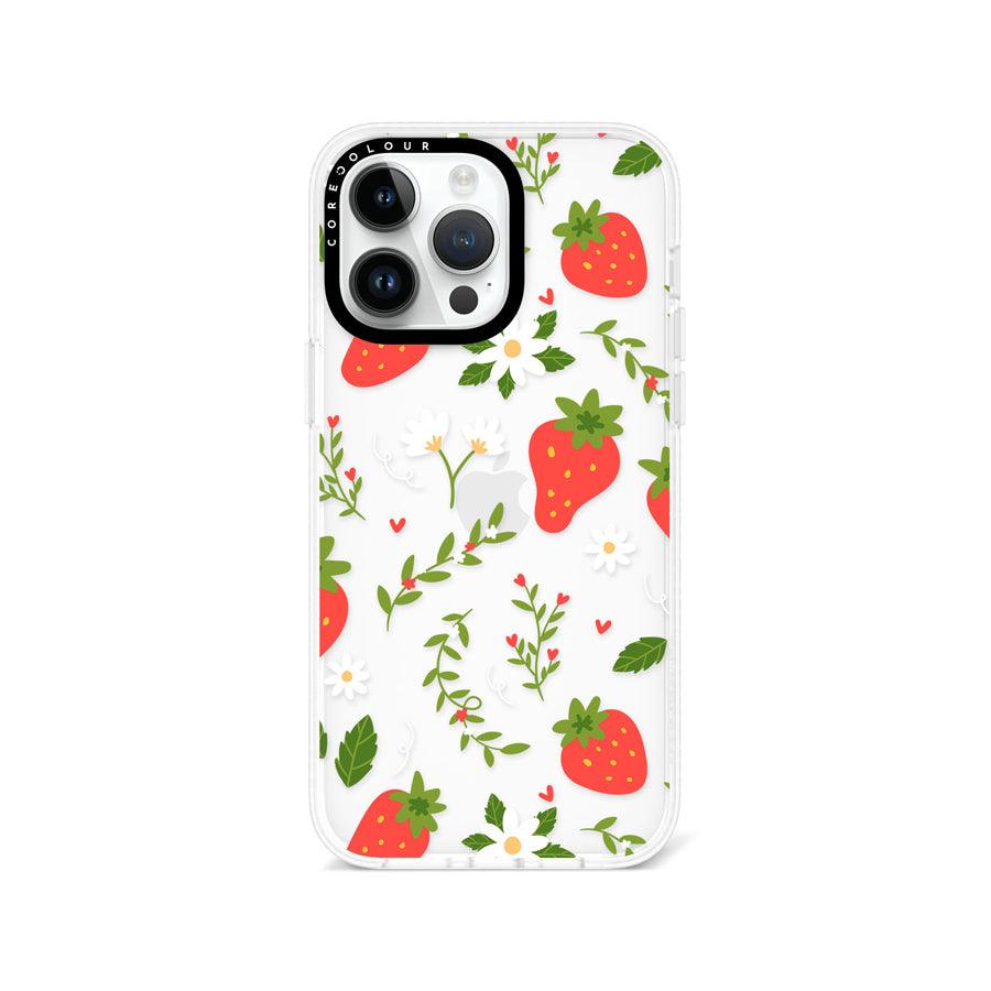 iPhone 14 Pro Max Strawberry Flower Phone Case - CORECOLOUR AU