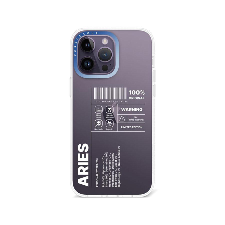 iPhone 14 Pro Max Warning Aries Phone Case - CORECOLOUR AU