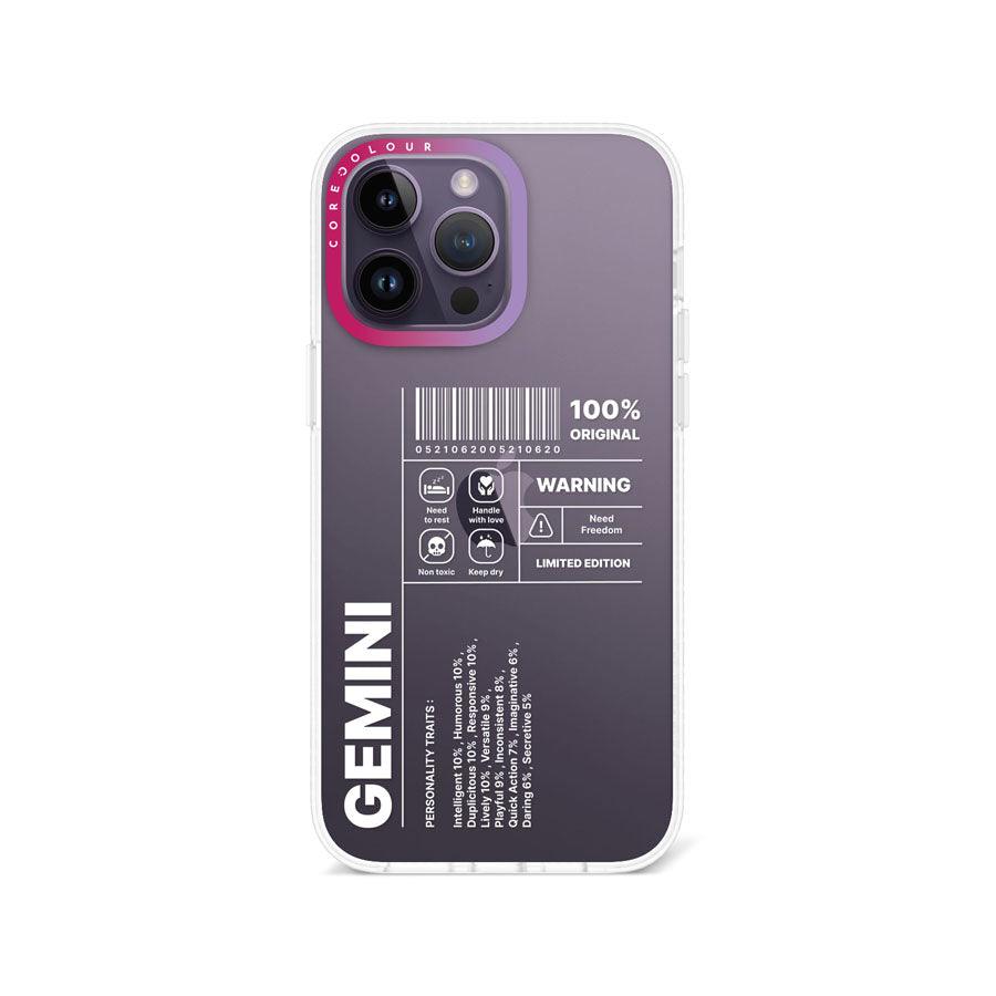 iPhone 14 Pro Max Warning Gemini Phone Case - CORECOLOUR AU